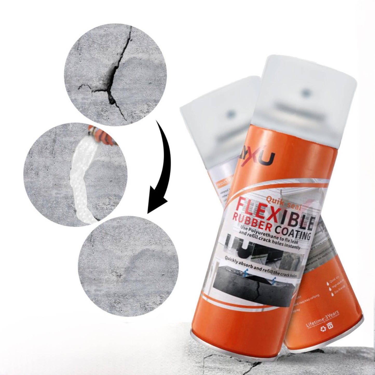 Spray Sellador Impermeabilizante Transparente (700 ml): ¡Reparación Instantánea y Protección Total! 💦🛡️