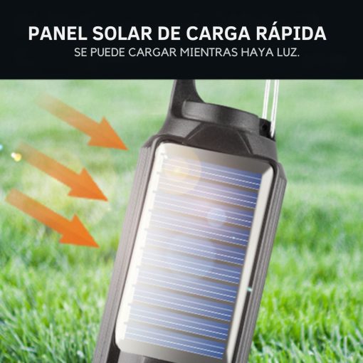 PROMO 3x2: Bombita LED Recargable Solar (Llevás 3, Pagás 2) 💡☀️