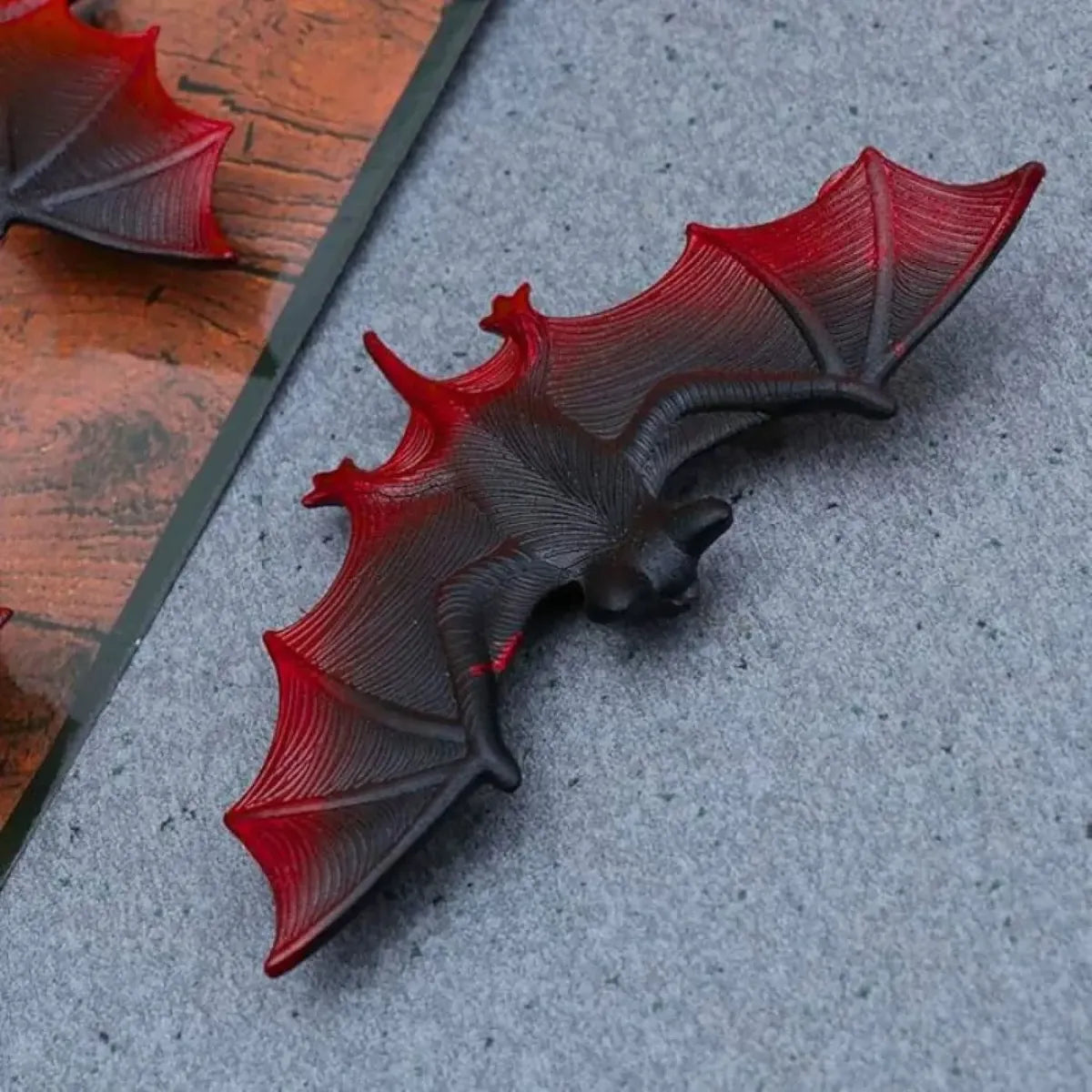 Set 4 Murcielagos Decorativos Halloween Adorno Goma Cotillon
