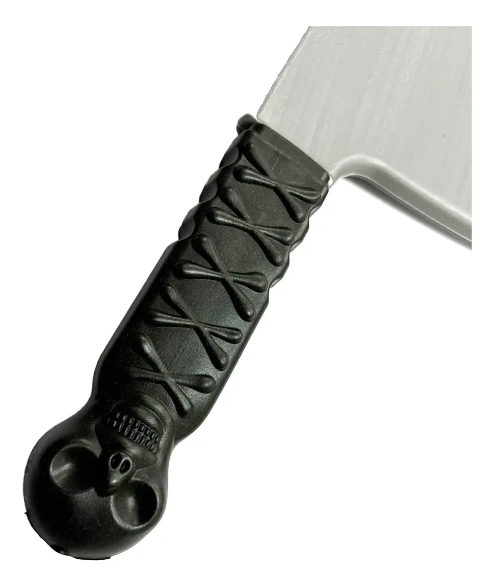 Cuchillo Carnicero Con Sangre Halloween Plástico 40 Cm