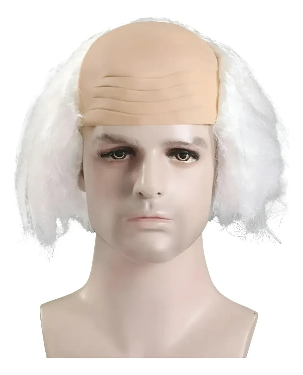 Peluca De Calvo Con Cabello Para Disfraz Y Fiestas Humor