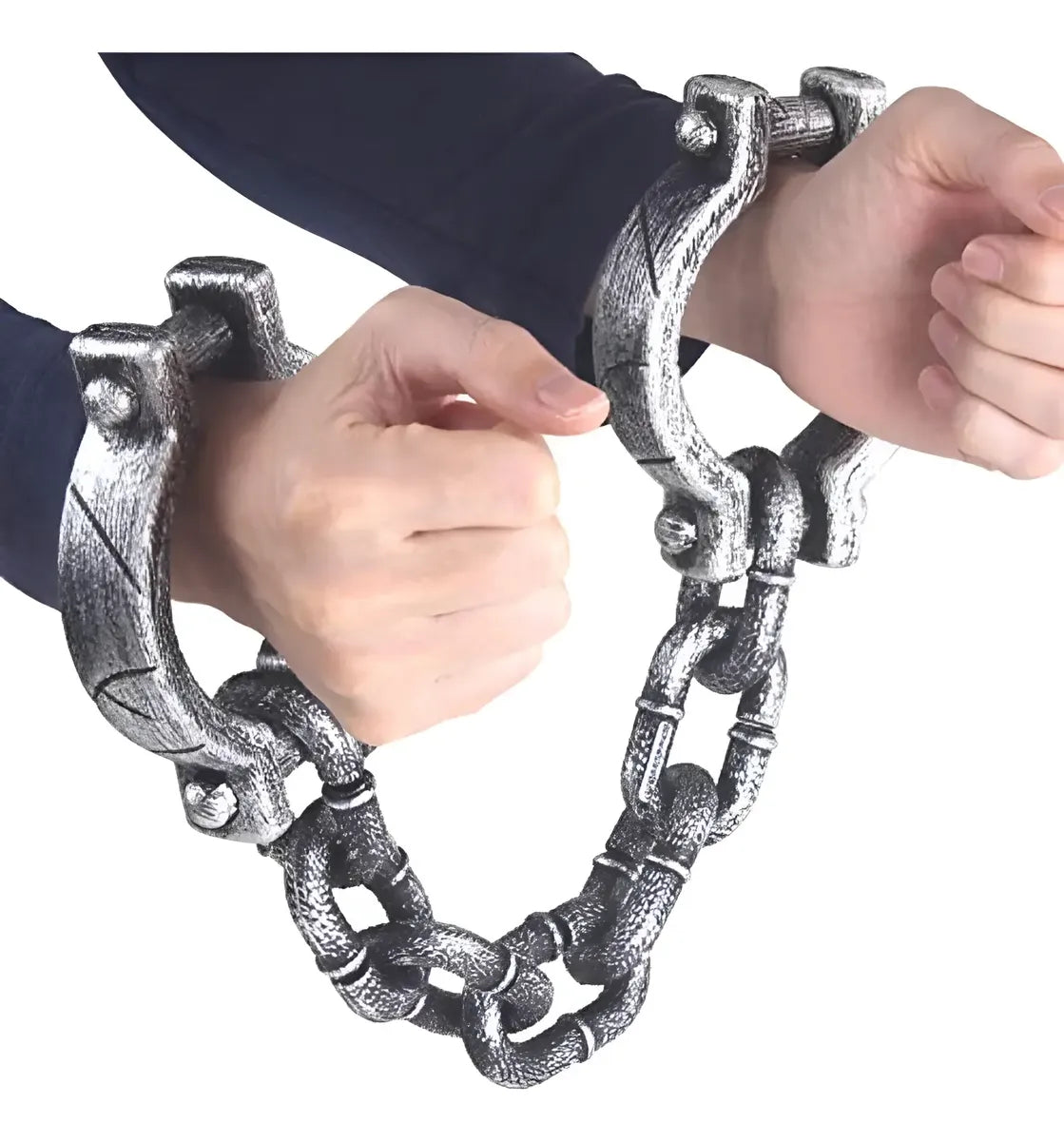Grillete Con Cadenas De Terror Halloween Accesorio Disfraz