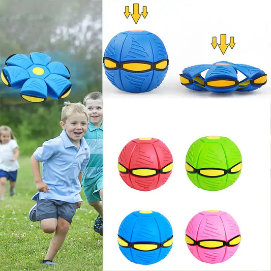 Pelota Mágica Boomerang Voladora con Luces LED - Spinner Flotante Recargable Juguete Viral 🛸✨