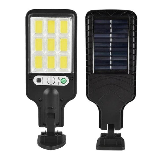 Foco Solar 9 LED con Control Remoto y Sensor de Movimiento 💡🎮