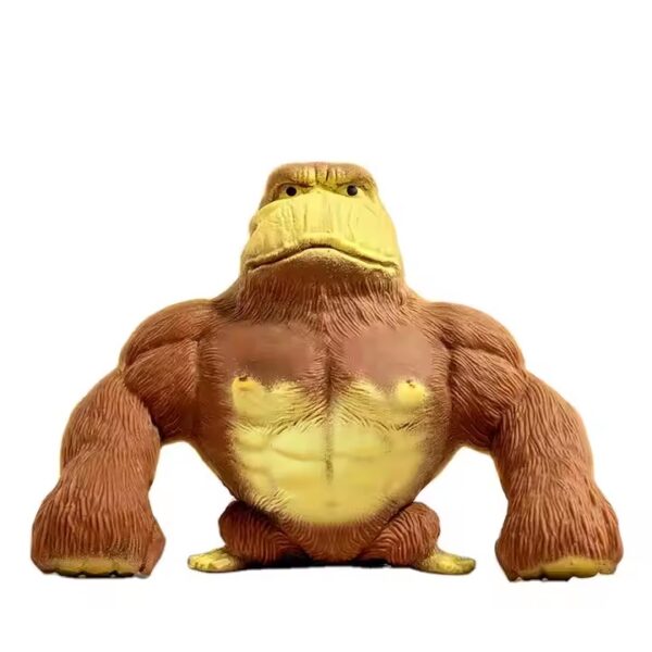 Muñeco Gorila Amansa Loco Grande Antiestrés 22x21cm - Juguete Elástico Gigante Viral TikTok 🦍🔥