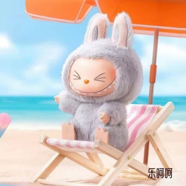 Labubu Have A Seat Peluche Coleccionable 10cm - Serie The Monsters Llavero Tendencia Viral 🦄🪑