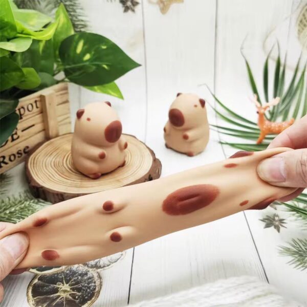 Juguete Antiestrés Capibara Amansa Loco Squishy - Carpincho Táctil Tendencia Viral 🦦✨