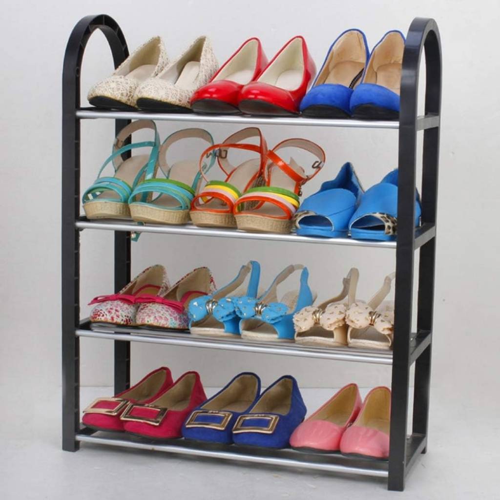 El Zapatero Perfecto: Organizador de Calzado 4 Niveles Aluminio y ABS