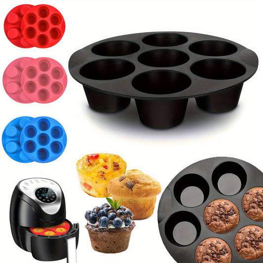 Molde de silicona para muffins 7 cavidades