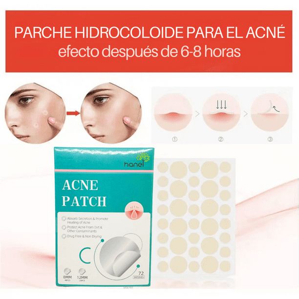 Parches Reductores de Acné Hidrocoloides 72uds | Parches Curativos