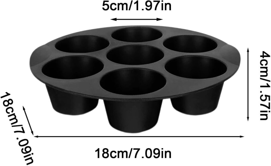 Molde de silicona para muffins 7 cavidades