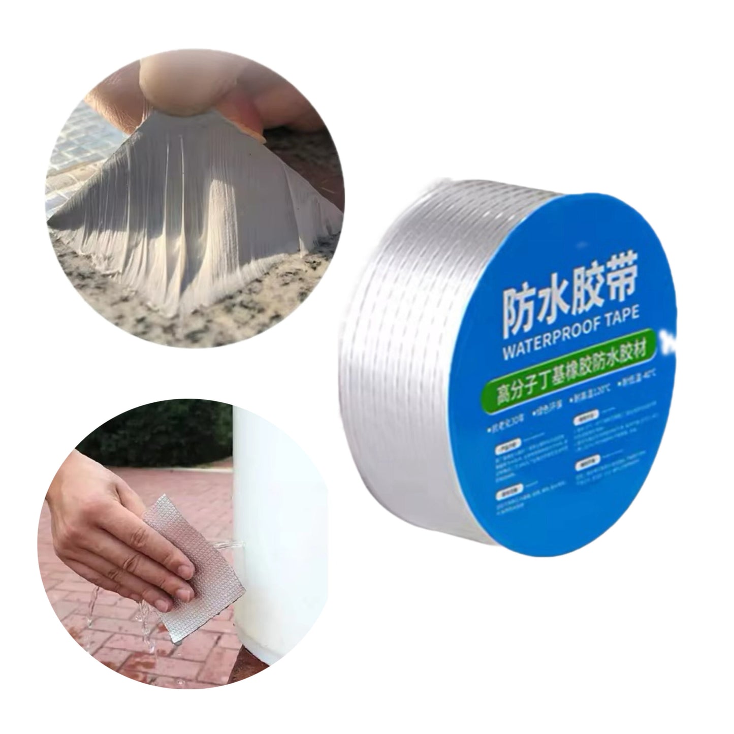 Cinta de Sellado Ultra Resistente al Agua (5 Metros): Reparación Instantánea de Fugas 💧🛠️