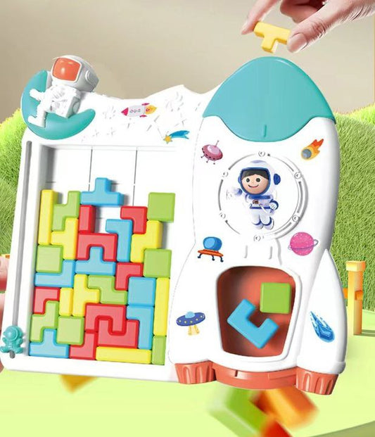 Juego Tetris 3D del Espacio - Rompecabezas de Estrategia con 43 Piezas 🧩🚀