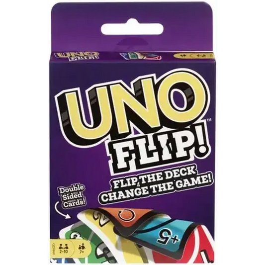 Juego de Cartas UNO FLIP: Doble Cara con Lado Oscuro y Nuevas Reglas