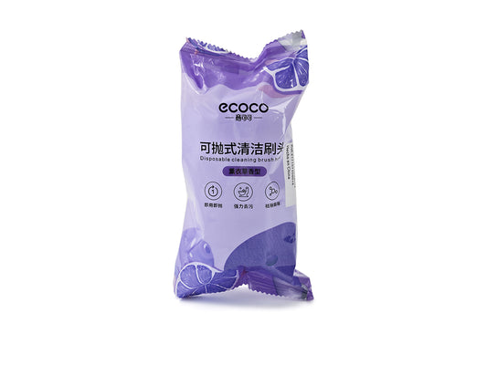 Pack de 10 Repuestos para Cepillo de Baño Desechable - Lavanda y Limón