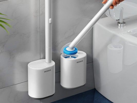 Cepillo de Baño Desechable 3 en 1: Limpieza Higiénica con Cabezales de Repuesto +10 REPUESTO GRATIS