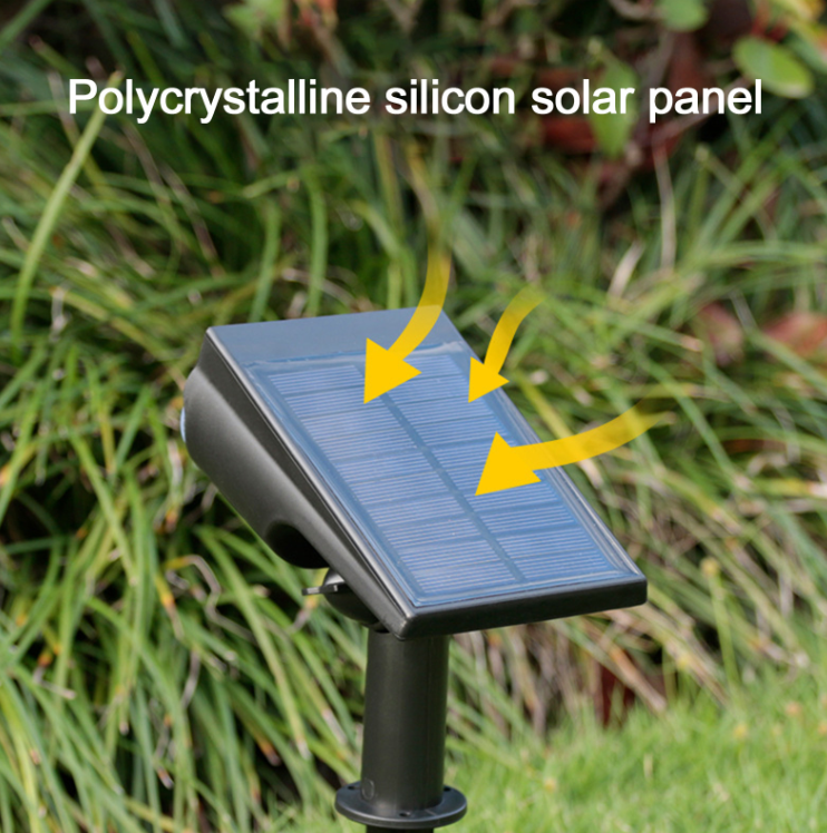 Foco LED Solar Exterior para Jardín | Estaca Orientable ABS y PVC