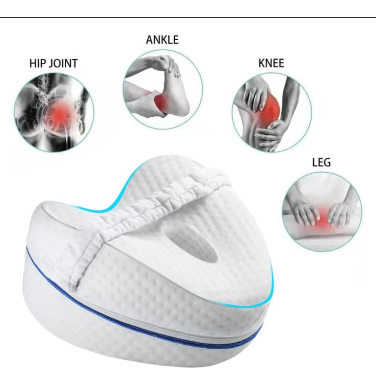Almohada Ortopédica para Piernas y Rodillas Memory Foam Leg Pillow