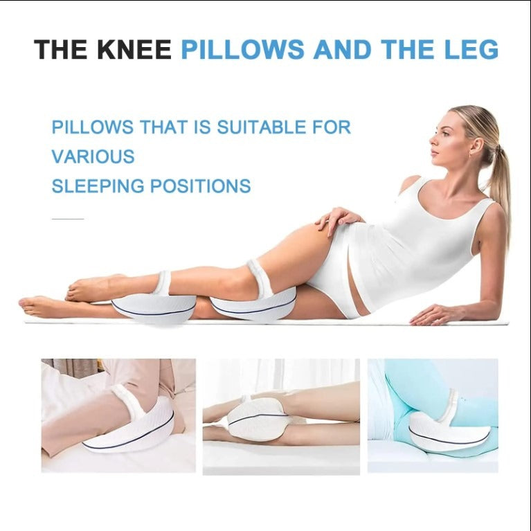 Almohada Ortopédica para Piernas y Rodillas Memory Foam Leg Pillow