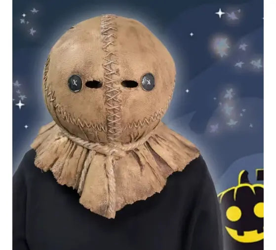 Máscara De Tela De Calabaza Terror Para Disfraz Halloween