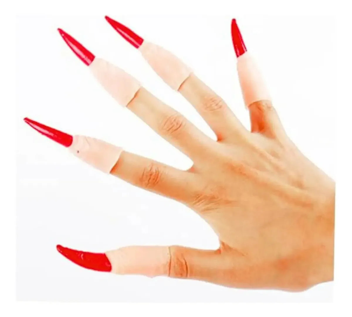 Set De Uñas Brujas Halloween Disfraz Accesorios De Terror