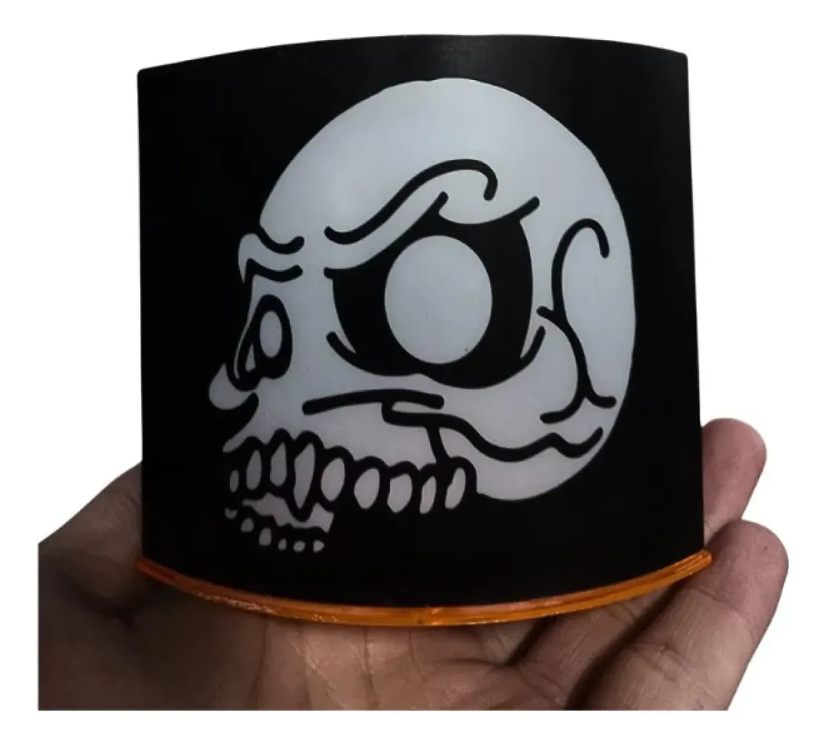 Vela Led Halloween Calabaza Luz Calida Adorno Cotillon