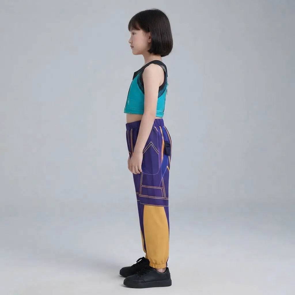 Disfraz K Pop Star Zoey Niña Crop Top Pantalon Fiestas