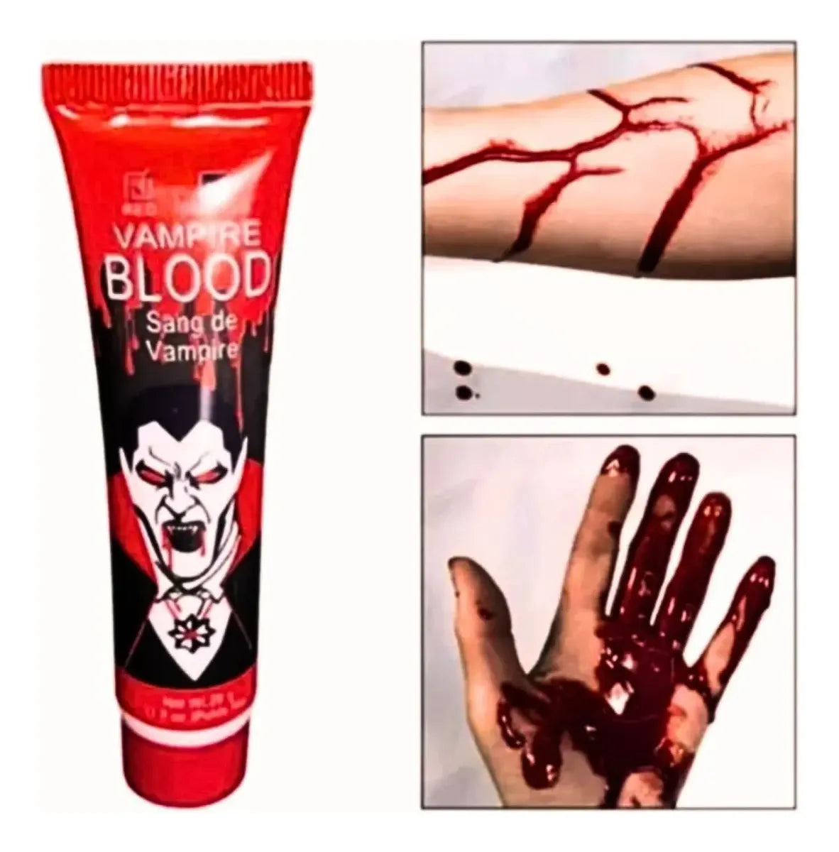 Sangre Falsa 28g Halloween Disfraz Maquillaje Efectos Herida