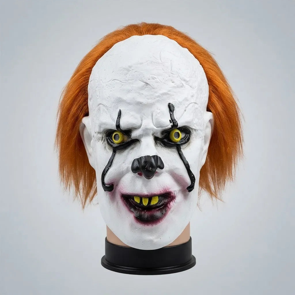 Máscara De Payaso Halloween Disfraz Terror Y Cosplay Asesino