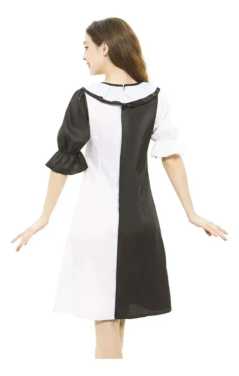 Disfraz Vestido De Payasa Elegante Mujer Para Halloween