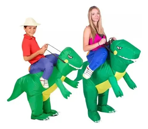 Disfraz Inflable Dinosaurio T-rex Niño 120-140cm Halloween