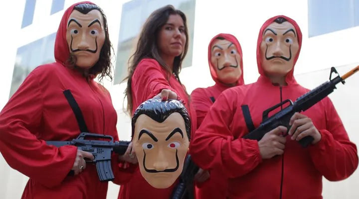Disfraz Casa De Papel Adulto Mameluco Con Mascara Fiesta