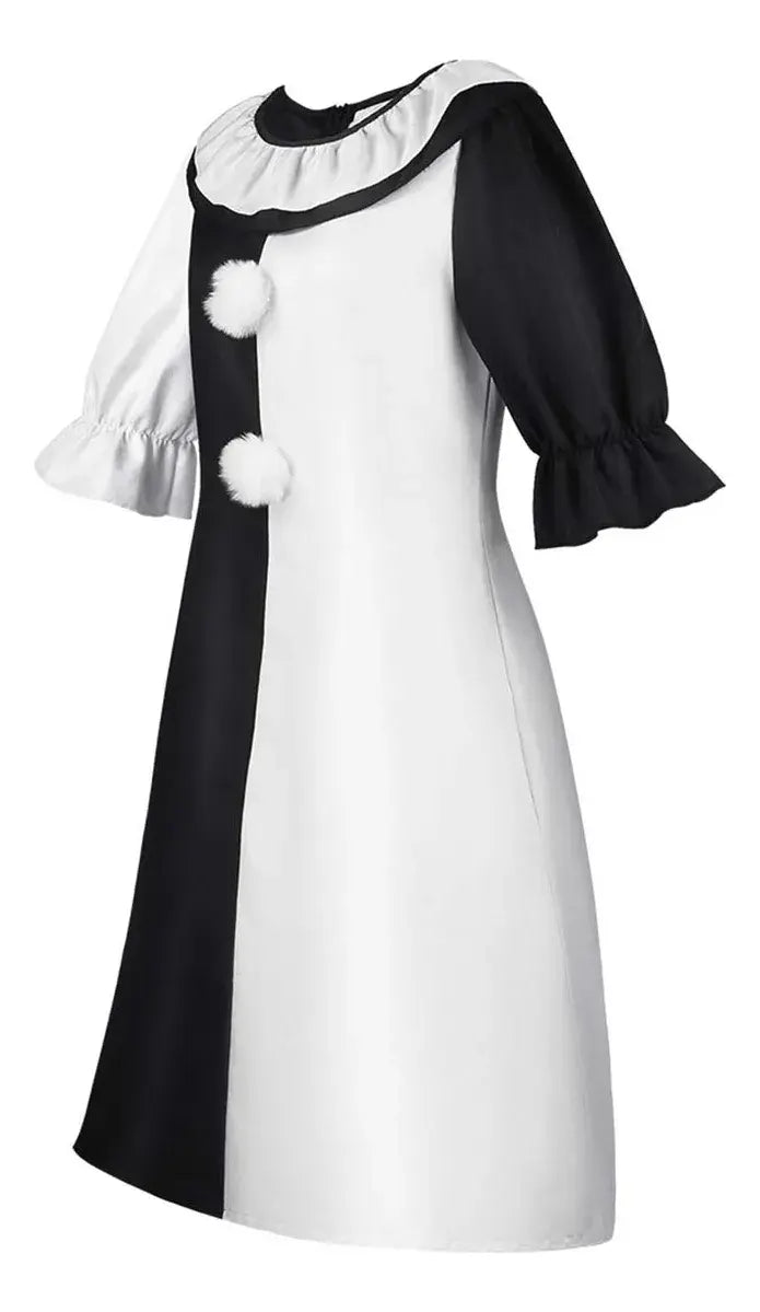 Disfraz Vestido De Payasa Elegante Mujer Para Halloween