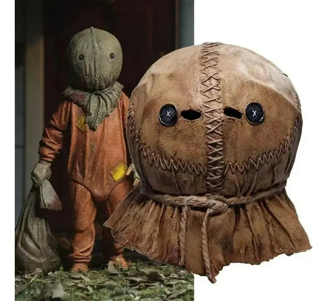 Máscara De Tela De Calabaza Terror Para Disfraz Halloween