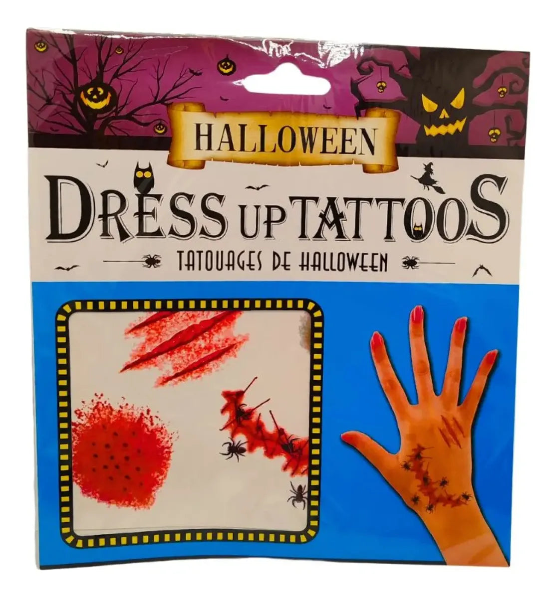 Tatuajes Temporales Heridas Realistas Halloween Para Disfraz