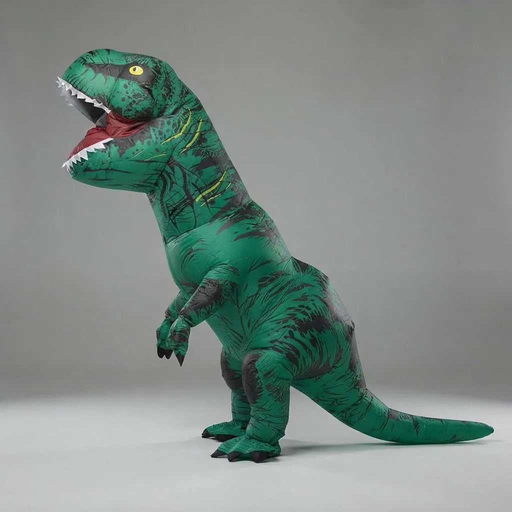 Disfraz Inflable Dinosaurio Trex Con Motor Fiesta Halloween
