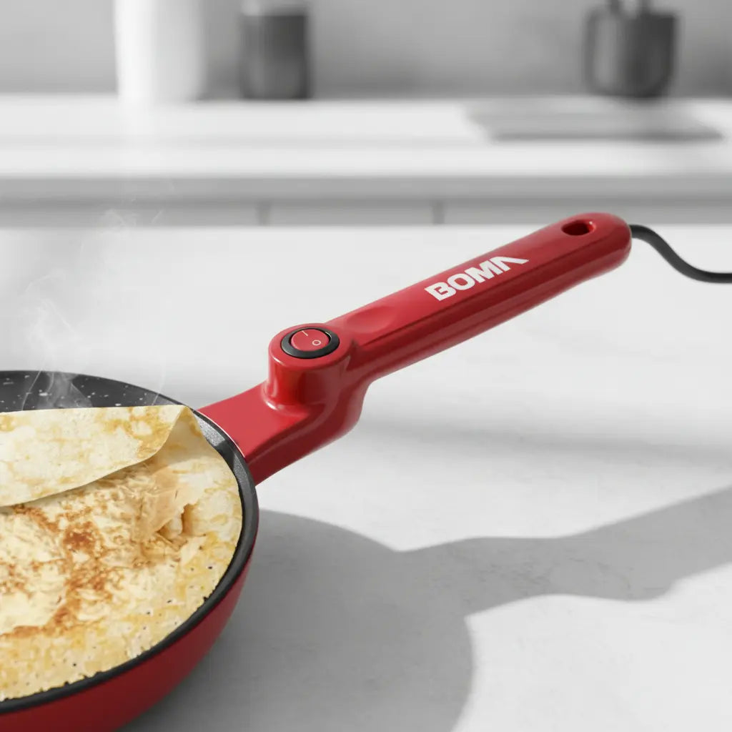 Panquequera Eléctrica Boma: Desayunos y Snacks Perfectos en Segundos