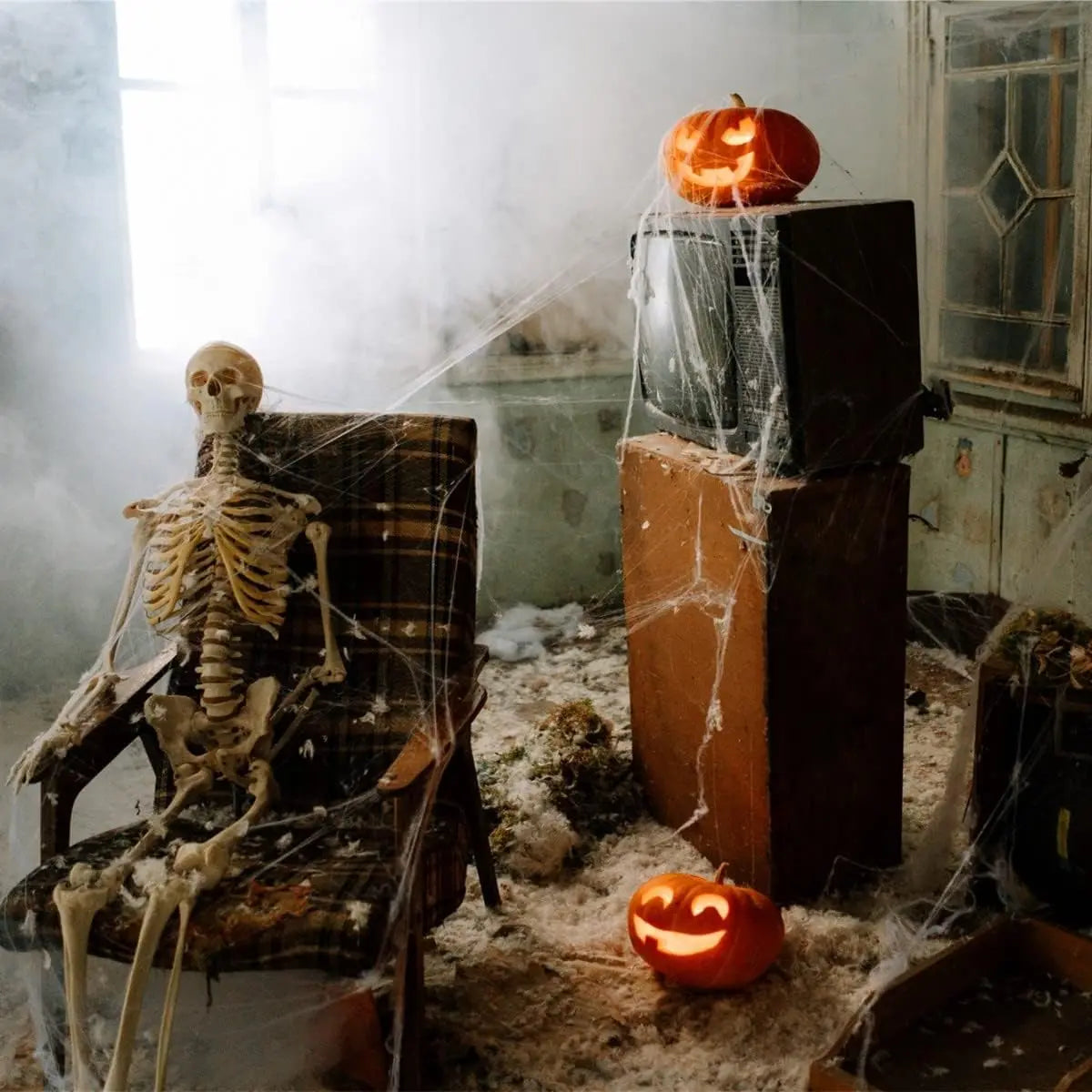 Tela Arana Halloween Decoración Con Aranas Fiesta Accesorios