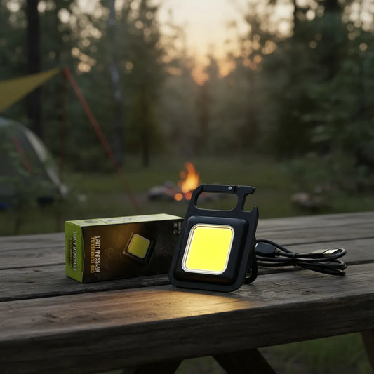 🔥 PROMO 2X1: Mini Linterna potente Llavero LED Recargable USB e Imán 🔦🔦