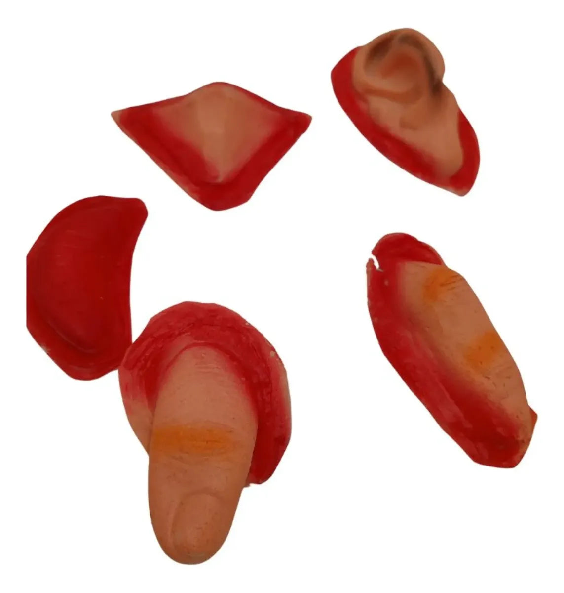 Set Partes Del Cuerpo Sangrientas Halloween Adorno Cotillon