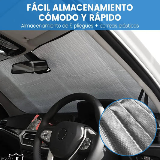 Parasol para Auto Premium 60 x 130 cm: Protector Térmico con Revestimiento UV