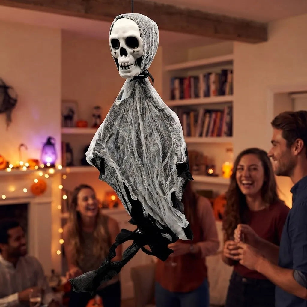 Fantasma Calavera Colgante Halloween Decoracion Adorno Deco
