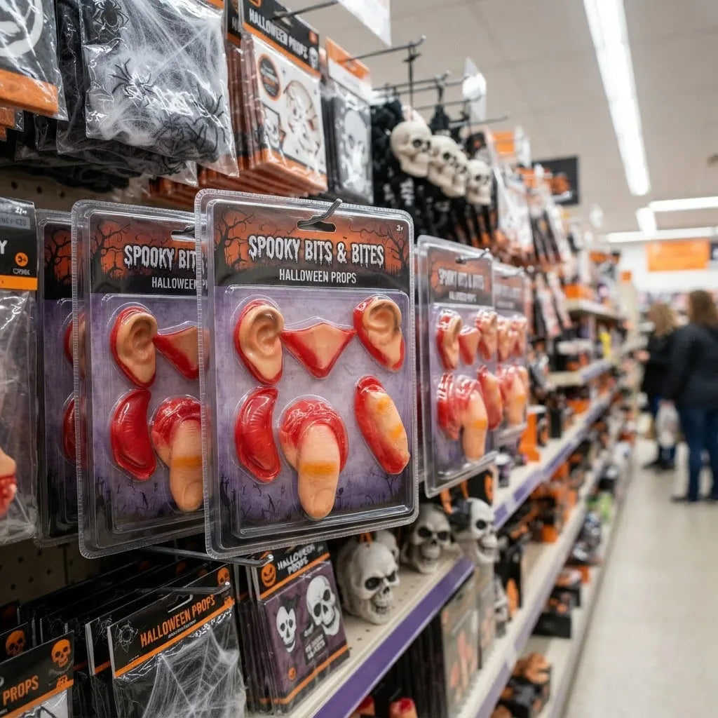 Set Partes Del Cuerpo Sangrientas Halloween Adorno Cotillon