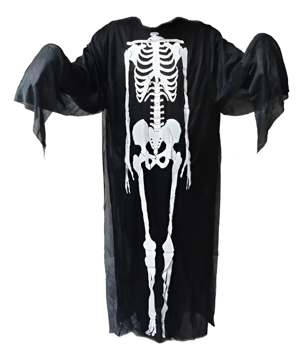 Disfraz Túnica De Esqueleto Halloween Para Fiesta Y Cosplay