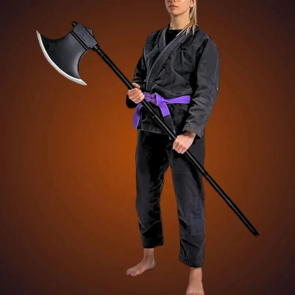 Hachas Medieval 100cm Réplica Arma Disfraz Halloween Terror