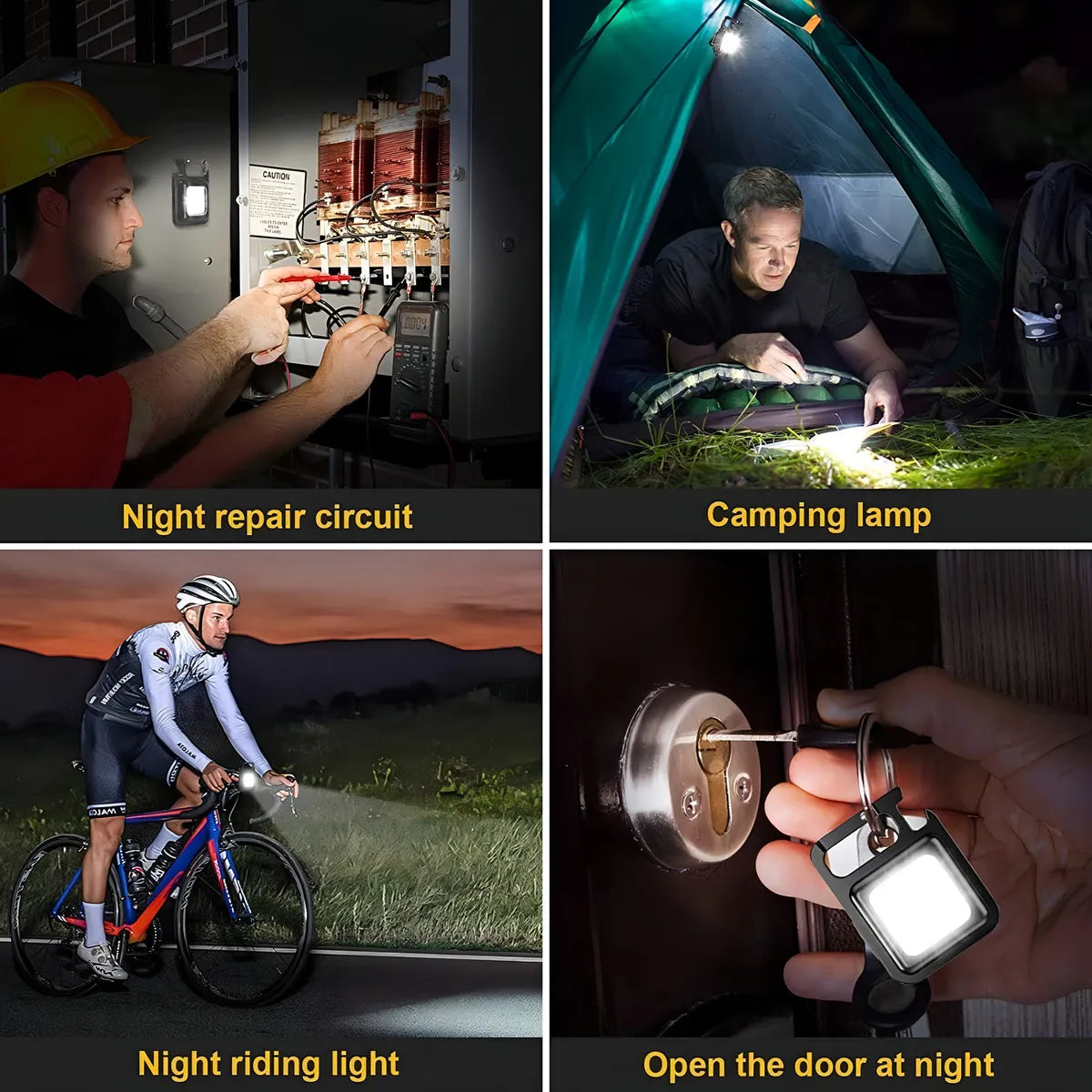 🔥 PROMO 2X1: Mini Linterna potente Llavero LED Recargable USB e Imán 🔦🔦