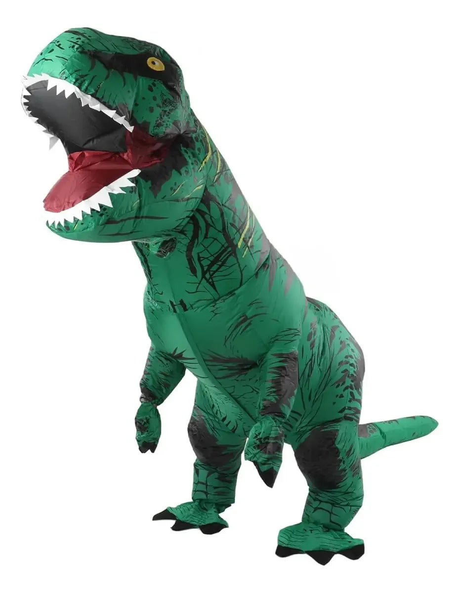 Disfraz Inflable Dinosaurio Trex Con Motor Fiesta Halloween