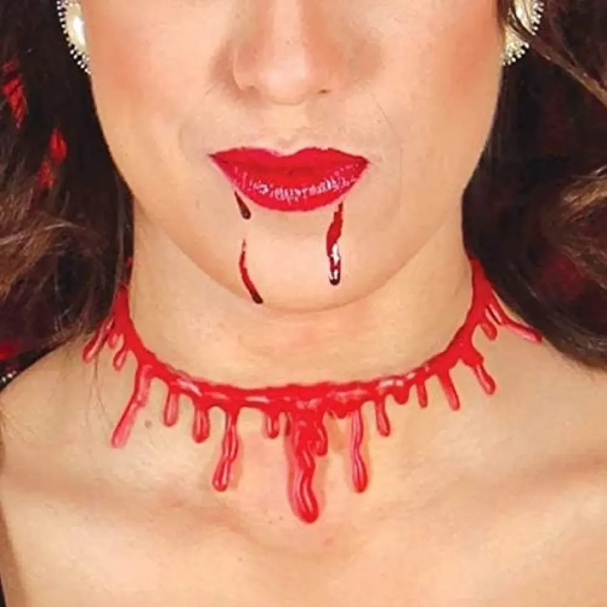 Gargantilla Collar Sangriento Halloween Disfraz Cotillon