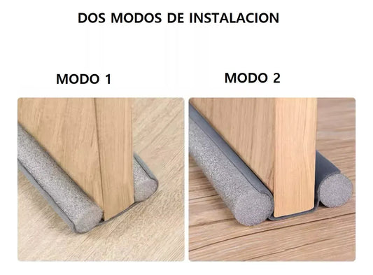 Pack x2 Burlete Doble para Puerta: Aislamiento Total y Protección para tu Hogar 🚪🛡️