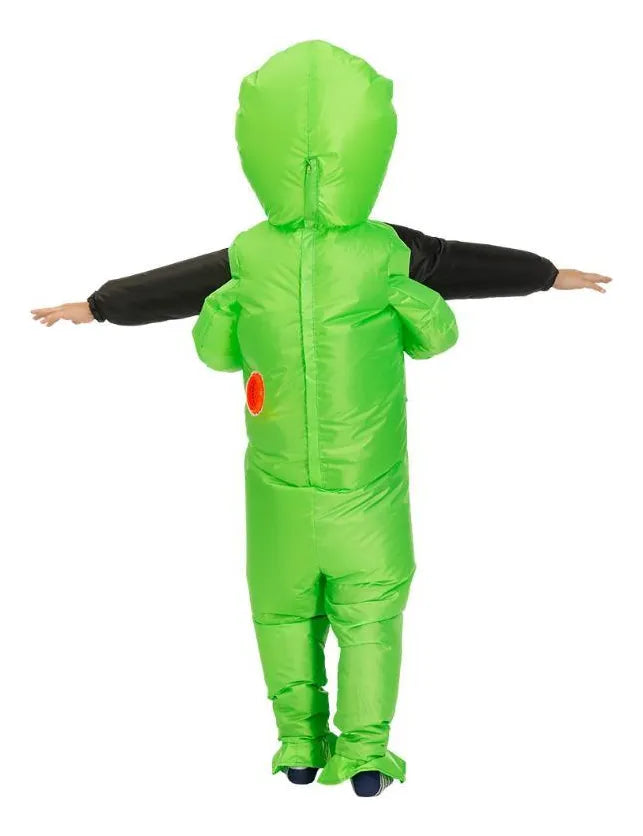 Disfraz Inflable Extraterrestre Adulto Con Motor Fiesta Deco